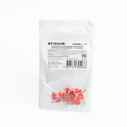 Наконечник штыревой втулочный изолированный НШВИ 1-8, LD405-108 (DIY упаковка 25 шт) 39376 - фото 84572