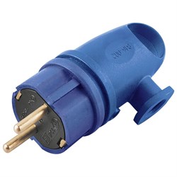 Вилка угловая с/з каучук, серия Одри, RPG16-21-442 (В 16-002), синий 39254 - фото 84834