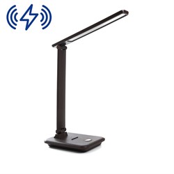 Светильник настольный складной 25W, 3000-6000К, 100-240V, коричневый, DE1728 41451 - фото 84841