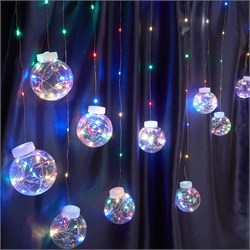 Гирлянда USB 200 LED мульти, длина 3*0,8м, IP20,  сетевой шнур 2м в комплекте , CL592 41643-1 - фото 84916