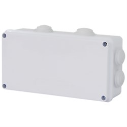 Коробка разветвительная 200*100*70 мм, 8 мембранных вводов, IP65, светло-серая, EBX30-04-65 39556 - фото 84971