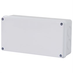 Коробка разветвительная 200*100*70 мм, 8 выбивных отверстий, IP65, светло-серая, EBX31-04-65 39560 - фото 85039