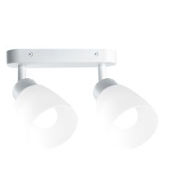 Cветильник настенно-потолочный под лампу 2хE27, белый ML242 41513 - фото 85170