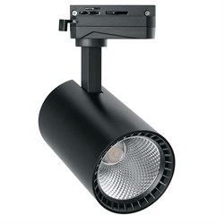 Светильник трековый светодиодный на шинопровод 12W, 1080 Lm, 4000К, черный, 35 градусов, AL102 со вс 29647 - фото 85181