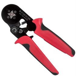 Кримпер для обжима втулочных наконечников d0,25-10мм, красный, CTLS006-240 39353 - фото 85251