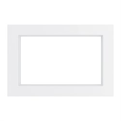 Рамка горизонтальная 2-местная (без перемычки), серия Катрин, GFR00-7012-01, белый 39566 - фото 85387