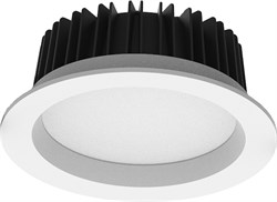 Драйвер Светильник встраиваемый светодиодный 20W, 1600Lm, 4000K, 90 градусов, белый, AL265 с  ом в ком 41617 - фото 85456