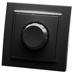 Выключатель диммирующий, 250V, 600W, серия Эрна, PSW10-9006-03, черный 39474 - фото 85646