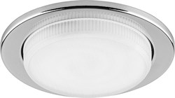 Светильник потолочный встраиваемый, 15W 230V GX53, хром без лампы, DL53 28454 - фото 86024