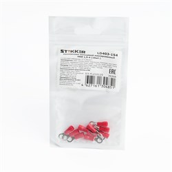 Наконечник кольцевой изолированный НКИ 1,5-4, LD403-154 (DIY упаковка 10 шт) 39368 - фото 86243