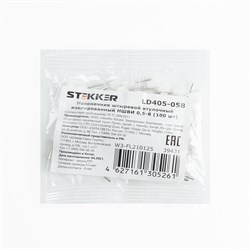 Наконечник штыревой втулочный изолированный НШВИ 0,5-8 (ОПТ упаковка 100 шт), LD405-058 39431 - фото 86338