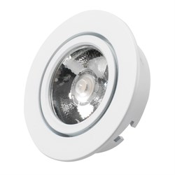 Светодиодный светильник LTM-R65WH 5W Day White 10deg (Arlight, IP44 Металл, 3 года) 020767 - фото 86423