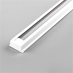 Шинопровод для трековых светильников, белый, 3м,  в наборе токоввод, заглушка, крепление, CAB1003 10339 САВ1003 - фото 86523