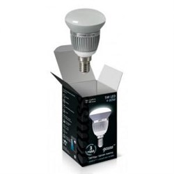 Лампа Gauss LED E14 6.5W SMD R50 AC220-240V 4100K FROST диммируемая  1/10/100 EB106101207-D - фото 8664
