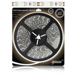 Драйвер Комплект LED лента  3528/60-SMD 4.8W  12V DC теплый белый +   (блистер 5м) EB312011105 - фото 8695