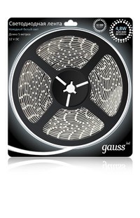 Драйвер Комплект LED лента  3528/60-SMD 4.8W  12V DC холодный белый +   (блистер 5м) EB312011305 - фото 8696