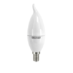 Лампа Gauss LED Elementary Candle Tailed 6W E14 2700K 1/10/50 LD34116 - фото 8721