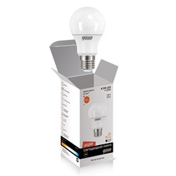 Лампа Gauss LED Elementary Globe 6.5W A60 E27 2700K 1/40 LD23217 - фото 8742