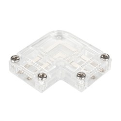Коннектор угловой для ленты ARL-50000PV (15.5x6mm) прозрачный (Arlight, Пластик) 027062 - фото 89961
