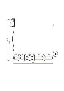 Подвесной светильник Maytoni MOD210PL-L39B3K MOD210PL-L39B3K - фото 90237