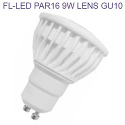 Лампа FL-LED PAR16 9W LENS GU10 2700K 63x50мм (220V - 240V, 810lm) -   (S320) АКЦИЯ!!! S320 - фото 9217