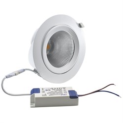 Светильник DELIUS EVO 40/835 38гр., белый - встраиваемый выдвижной светодиодный DL-ET-D02235WW-38 - фото 95626