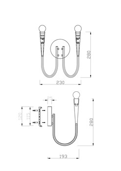 Настенный светильник (бра) Freya FR5253WL-02N FR5253WL-02N - фото 98437