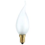 Свеча SELECTA CANDLE TAILED C35 FR 40W E14 (  на ветру-мат) 104021