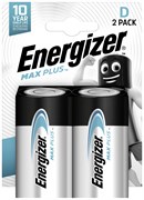 Батарейки ENERGIZER MAX Plus LR20/D 2BL (блистер 2шт) 7638900423358