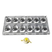 Блок линз 12BST-E (130x65°, 12x LED) (Turlens, -) 016078