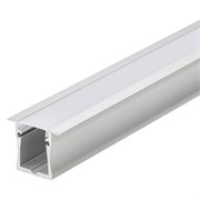 Профиль с экраном ALU-WIDE-F-H28-2000 ANOD+FROST (Arlight, Алюминий) 014871