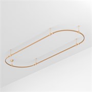 Трек ART-APRIORI-OVAL-ROD-200-3000x1000 (GD) (Arlight, IP20 Металл, 3 года) 048502