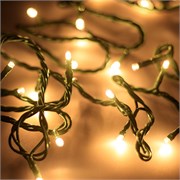 Светодиодная гирлянда ARD-STRING-HOME-5000-GREEN-50LED-FLASH WARM (230V, 3.5W) (Ardecoled, IP20) 025765