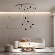 Подвес SPX-HANG-CANOPY-R70-L1500 (BK) (Arlight, Металл) 036979