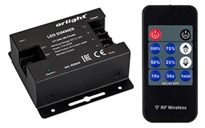 Диммер VT-S06-SB-P3x6A (12-24V, ПДУ 11 кн, RF) (Arlight, Металл) 021663