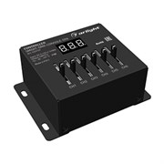 Контроллер SMART-DMX-CONSOLE-DIN (5-12V, 6CH, XLR3) (Arlight, IP20 Металл, 5 лет) 033759