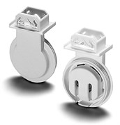 Патрон 84175 VS   G13 T8 T12 IP65 одинар неповорот вставн защелки белый система 165 108608.01