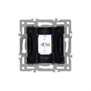 Механизм компьютерной розетки SCT-MPC1-PL-BK (RJ-45, CAT6) (Arlight, -) 045334