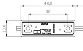 Модуль герметичный LFU-2SW 12V Cool White (LED FOR YOU Co., Ltd., Закрытый) 016686