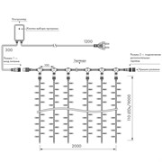 Светодиодная гирлянда ARD-CURTAIN-CLASSIC-2000x9000-CLEAR-2200LED-WATERFALL Warm (230V, 180W) (Ardecoled, IP65) 024877