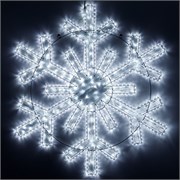 Фигура ARD-SNOWFLAKE-M11-1250x1200-604LED White (230V, 36.5W) (Ardecoled, IP65) 034260