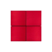 INTELLIGENT ARLIGHT Кнопочная панель KNX-304-23-IN Rose Red (BUS, Frameless) (IARL, IP20 Металл, 2 года) 039664