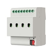 INTELLIGENT ARLIGHT Релейный модуль KNX-7043-82-DRO-DIN (BUS, 4x16А, KNX Secure) (IARL, IP20 Пластик, 2 года) 041225