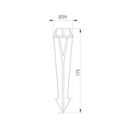 Основание для светильника ALT-SPIKE-175 (BK) (Arlight, Пластик) 024888