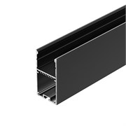Профиль LINE-S-3667-3000 BLACK  (Arlight, Алюминий) 042903