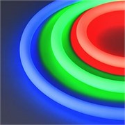 Лента герметичная MOONLIGHT-TOP-G280-D18mm 24V RGB 360deg (13 W/m, IP65, 3838, 5m, wire x1) (Arlight, Вывод прямой, 3 года) 038762