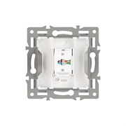 Механизм компьютерной розетки SCT-MPC1-PL-WH (RJ-45, CAT6) (Arlight, -) 045301