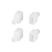 Заглушка WPH-FLEX-0613-SIDE WHITE с отверстием (Arlight, Силикон) 040810