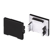 Заглушка SL-SLIM-H13M BLACK глухая (Arlight, Пластик) 034001