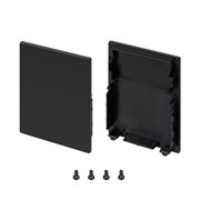 Заглушка SL-LINE-4050-3L-MIDDLE BLACK глухая (Arlight, Пластик) 044676